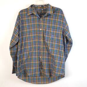 Vintage 2000's Plaid Button Down Shirt size Large